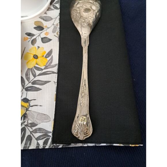 Vintage! Rogers & Hamilton Silver Co. Silver-Plated Salad Serving Fork Fruit - Picture 6 of 7